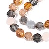 Electroplate Glass Beads Strands X-EGLA-N022-03A-A03-3