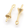 Brass Peg Bails Pendants KK-F744-01-NR-3