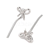 Non-Tarnish 304 Stainless Steel Stud Earrings for Women EJEW-Z049-04P-2