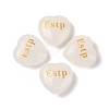 Natural Quartz Crystal Heart Engraving MBTI Figurines Statues for Home Office Desk Decorations X1-G-K353-05J-1