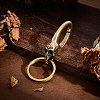 Skull Brass Lobster Claw Clasps KK-WH20002-20A-4