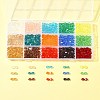 15 Strands 15 Colors Transparent Glass Beads Strands EGLA-FS0001-46-9