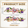 1Pc Alloy Enamel Hair Barrettes PHAR-LP0003-008B-2