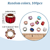 100Pcs Glass European Beads GLAA-SP0001-87-2