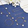 304 Stainless Steel Paperclip Chains Necklaces & Bracelet Jewelry Sets SJEW-SC0001-07G-3