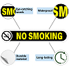 Mini PVC Coated Self Adhesive NO SMOKING Warning Stickers STIC-WH0017-004-3