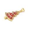 Brass Enamel Pandents KK-U044-01G-01-2