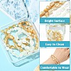 2 Strands 2 Colors Natural Shell Beads Strands SHEL-CJ0001-35-3