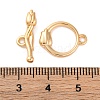 Brass Toggle Clasps KK-S403-19G-4