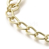 Electroplated CCB Curb Chain Necklace & Bracelets Set SJEW-G084-01G-7