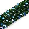Electroplate Glass Beads Strands EGLA-A044-T6mm-L24-1