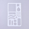 Plastic Reusable Drawing Painting Stencils Templates DIY-G027-F07-1