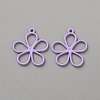 Hollow Out Spray Painted Alloy Pendants FIND-WH20008-19B-1