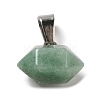 Natural Green Aventurine Pointed Pendants G-K335-03P-12-3