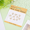 10Pcs Brass Micro Pave Cubic Zirconia Charms KK-BBC0024-920-6