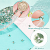 GOMAKERER 1 Strand Natural Green Spot Jasper Beads Strands G-GO0001-22-5