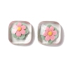 Transparent Resin Cabochons RESI-G034-A06-2