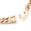 Cubic Zirconia Link Bracelet with Golden Brass Curb Chains BJEW-C055-06H-G-3