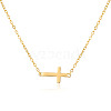 925 Sterling Silver Cross Pendant Necklaces DX7792-1-1
