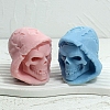 Halloween Skull DIY Food Grade Silicone Statue Candle Molds PW-WG77644-01-4