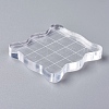 Acrylic Stamping Blocks Tools OACR-WH0003-25D-2