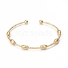 Rack Plating Brass Cuff Bangles BJEW-E071-12G-1