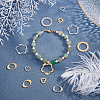 80Pcs 8 Style 304 Stainless Steel Linking Rings STAS-UN0022-50-3