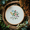 4 Sheets 11.6x8.2 Inch Stick and Stitch Embroidery Patterns DIY-WH0455-168-4