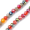 Electroplate Glass Beads Strands EGLA-yw0002-C03-3