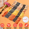 20 Skeins 4 Colors 6-Ply Polyester Embroidery Floss OCOR-CY0004-38B-3