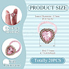 20Pcs Polyester & Rhinestone Girls Hair Accessories OHAR-TA0001-17-4