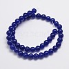 Natural & Dyed Malaysia Jade Bead Strands G-A146-8mm-A22-2