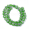 Handmade Evil Eye Lampwork Beads Strands LAMP-S191-02C-02-1