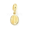 Brass Enamel Fruit European Dangle Charms KK-Z090-08G-07-1