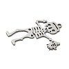 201 Stainless Steel Pendants STAS-G366-02P-01-2