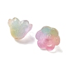Transparent Glass Beads Caps GLAA-B028-01H-2