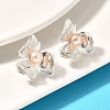 Natural Pearl Ear Studs EJEW-L099-04S-3