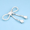 Crystal Rhinestone Bowknot Lapel Pin JEWB-T002-01S-3