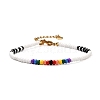 Glass Seed Beaded Bracelet for Girl Women BJEW-JB06883-01-1