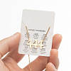 201 Stainless Steel Angel Number Pendant Necklaces for Women FS-WG21275-07-1