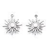 Non-Tarnish 201 Stainless Steel Pendants STAS-S119-029P-2