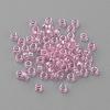 Transparent Colours Lustered Glass Round Seed Beads SEED-R044-04-3