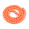 Handmade Polymer Clay Beads Strands CLAY-T021-02L-2