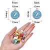 120Pcs 12 Colors Golden Plated Alloy Charms ENAM-SZ0001-64Z-4