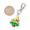 Plastic Christmas Tree Pendant Decorations HJEW-JM02727-3