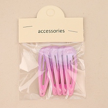 5Pcs Alloy Snap Hair Clips for Girl PW-WG7A713-04