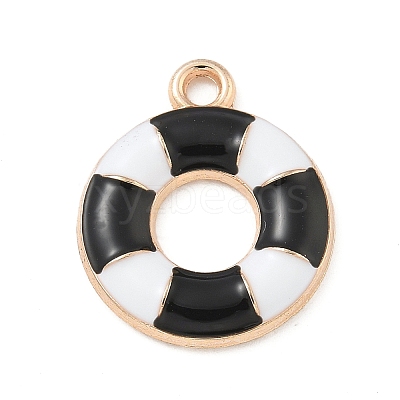 Alloy Enamel Pendants ENAM-A008-14KCG-02-1