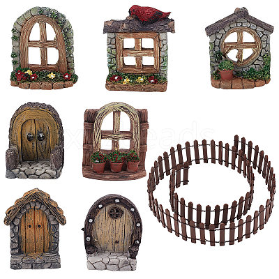 Resin Dollhouse Building Accessories DJEW-GF0001-54-1