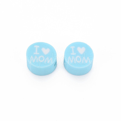 Handmade Polymer Clay Beads CLAY-T019-11D-1