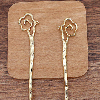 Alloy Cloud Hair Sticks OHAR-PW0006-15C-1